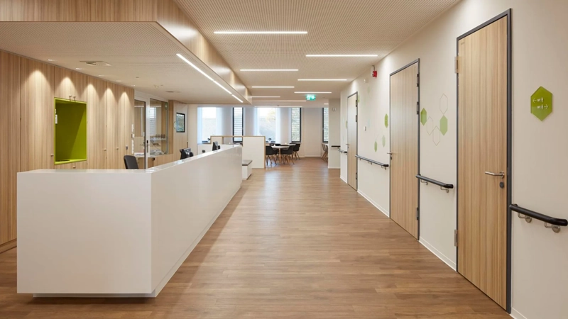 Hospital Reception LVT Flooring