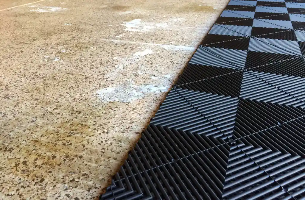 Non Slip Garage Subfloor